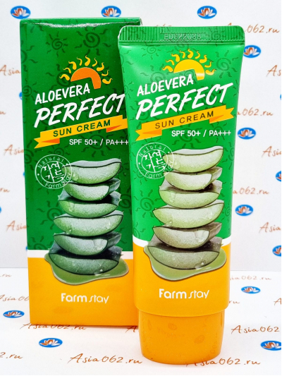     (aloe vera perfect sun cream) spf50+ pa+++ | 70  | FarmStay | 