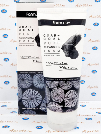      (charcoal pure cleansing foam) | 180  | FarmStay | 