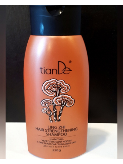 Шампунь, укрепляющий корни волос, с экстрактом гриба линчжи 220гр |TianDe
