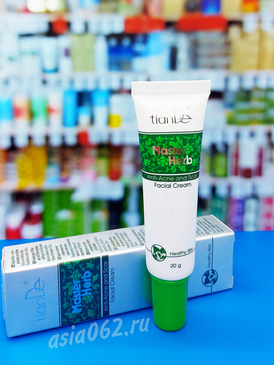 Крем от угрей и рубцов Master Herb | 20 гр | TianDe