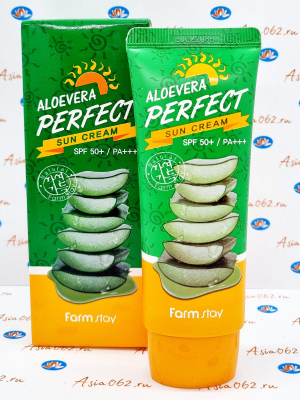     (aloe vera perfect sun cream) spf50+ pa+++ | 70  | FarmStay | 