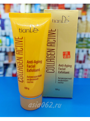 Антивозрастной эксфолиант-скатка Collagen Active | 100 г | TianDe 