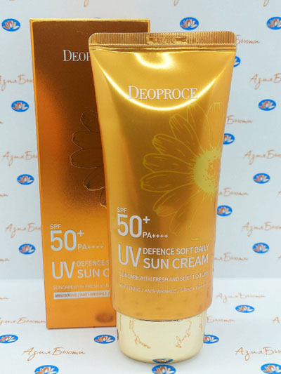       (UV Defence Soft Daily Sun Cream SPF50+ PA++++)  | 70 ml | Deoproce | 